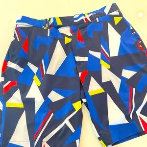 RLX Ralph Lauren Geometric Golf Shorts